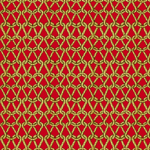 endless knots (red yellow)25 