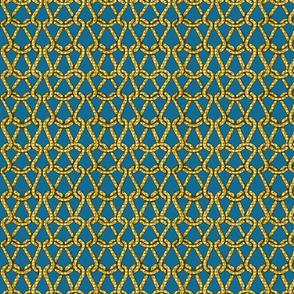 endless knots (light blue yellow)25 