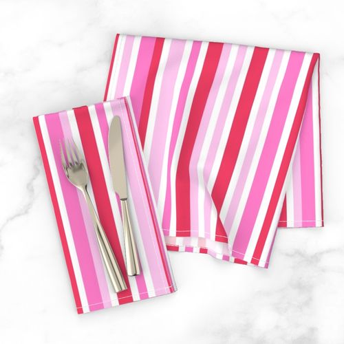 cheerful stripes in pink