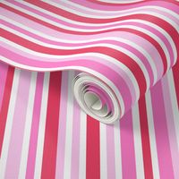 cheerful stripes in pink