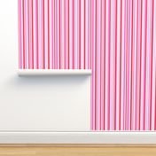 cheerful stripes in pink