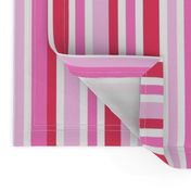 cheerful stripes in pink