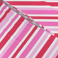 cheerful stripes in pink