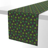 ★ SPIRALING WEED with SEED ★ Green & Dark Gray - Small Scale/ Collection : Cannabis Factory 1 – Marijuana, Ganja, Pot, Hemp and other weeds prints