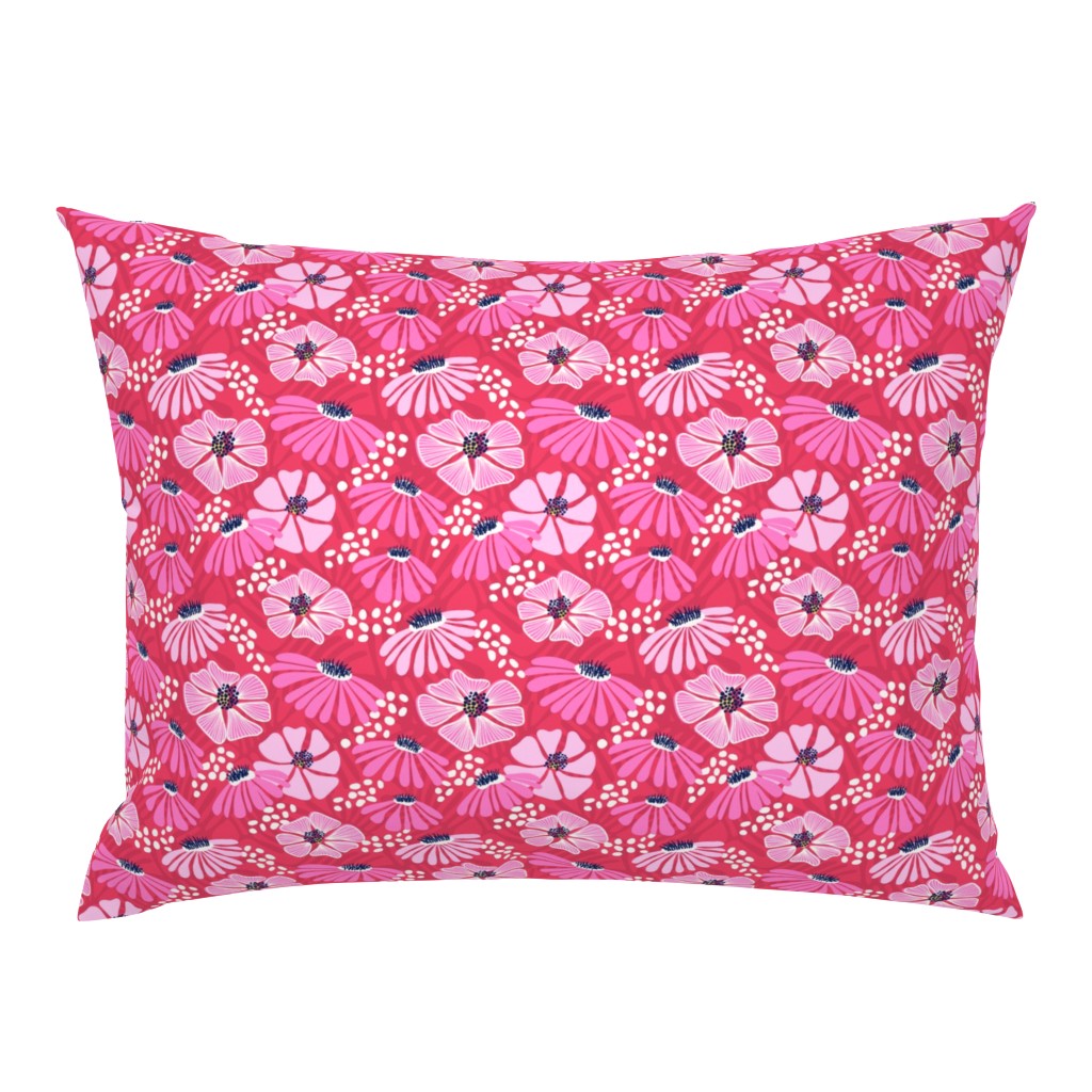 Bold & bright flowers/red and pink/medium