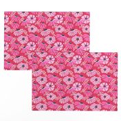 Bold & bright flowers/red and pink/medium