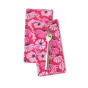 Bold & bright flowers/red and pink/medium