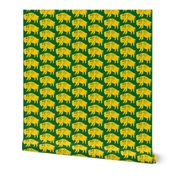 Bison Print - OFFICIAL Green & Gold (3 Inches)