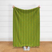 Bison Print - OFFICIAL Green & Gold (3 Inches)