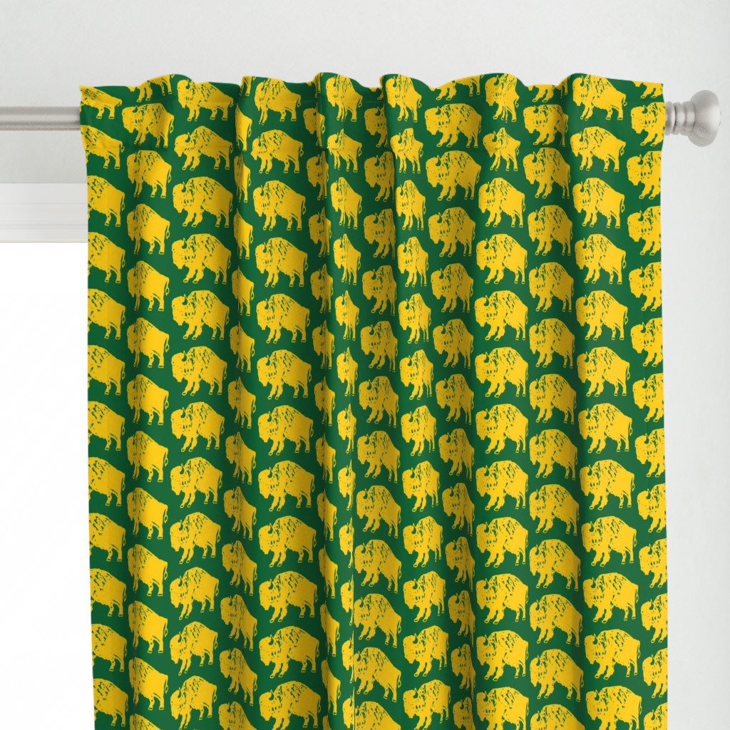Bison Print - OFFICIAL Green & Gold (3.86 Inches)