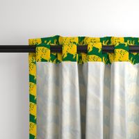 Bison Print - OFFICIAL Green & Gold (3.86 Inches)