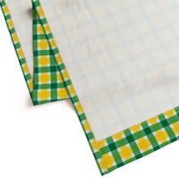 Plaid - Green & Gold with Official Colors