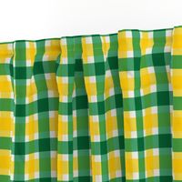 Plaid - Green & Gold with Official Colors