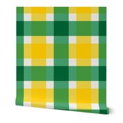 Plaid - Green & Gold with Official Colors