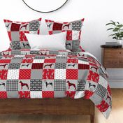 great dane harlequin coat pet quilt a wholecloth cheater