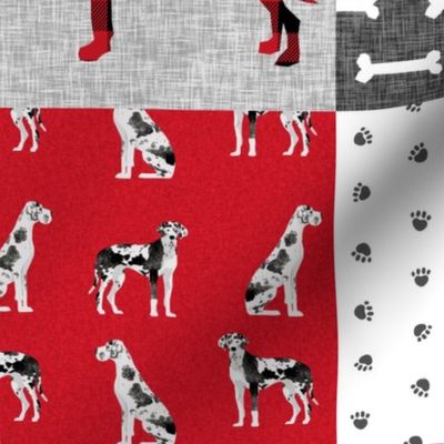 great dane harlequin coat pet quilt a wholecloth cheater