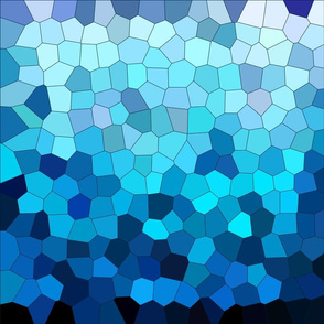 Crackle Blue Mosaic