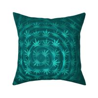 ★ DIZZY WEED ★ Teal Green / Collection : Cannabis Factory 2 – Marijuana, Ganja, Pot, Hemp and other weeds prints