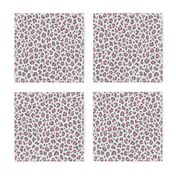 ★ CUSTOM LEOPARD PRINT in GRAY AND PINK ★ Small Scale / Collection : Leopard spots – Punk Rock Animal Print
