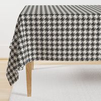 Houndstooth - Dark Brown, H White