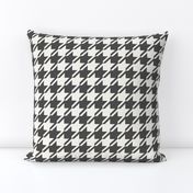 Houndstooth - Dark Brown, H White