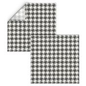 Houndstooth - Dark Brown, H White