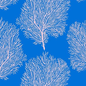 Fan Corals (azure blue)