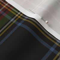 Stewart black tartan c. 1906, 6" weathered