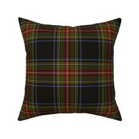 Stewart black tartan c. 1906, 6" weathered