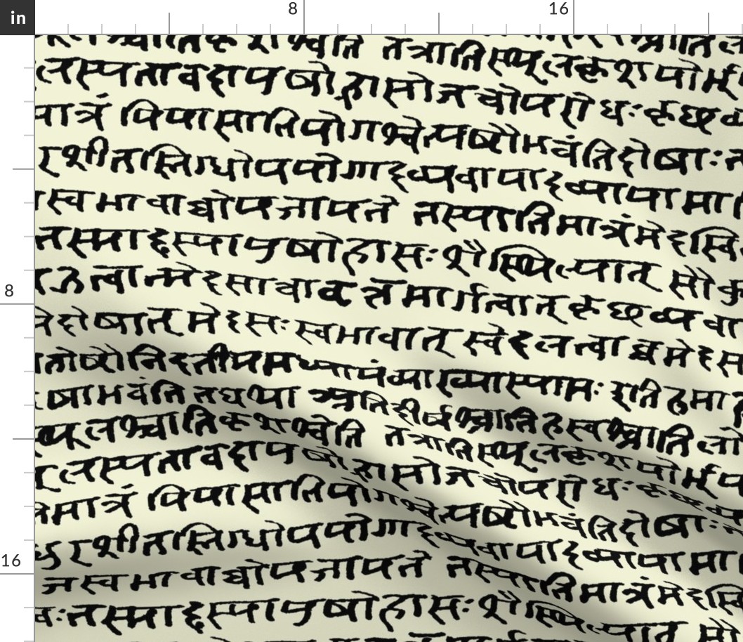 Sanskrit on Parchment // Large