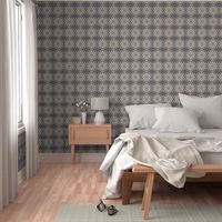 Moroccan Lattice Beige Ivory Cobalt