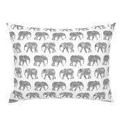 (large scale) baby elephants - grey