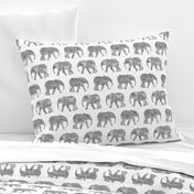 (large scale) baby elephants - grey