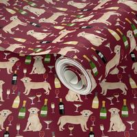 yellow lab wine labrador retriever dog breed fabric ruby