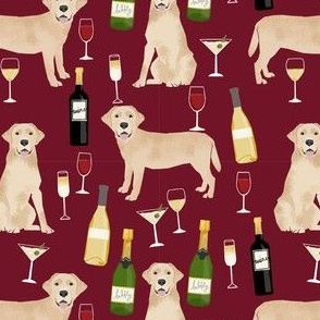 yellow lab wine labrador retriever dog breed fabric ruby