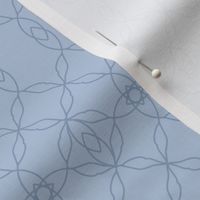 Filigree Lace: Chambray Blue Tracery