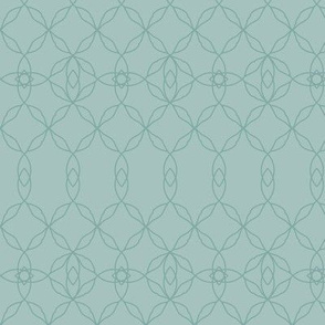 Filigree Lace: Watery Blue Green