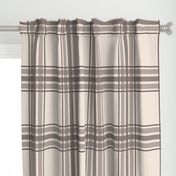 farmhouse plaid in taupe and cream