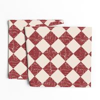 rustic farmhouse checkerboard brick red