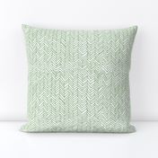 Grass green herringbone 