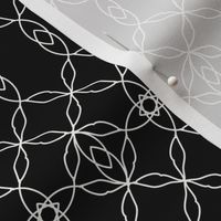 Filigree Lace: Black & Cream