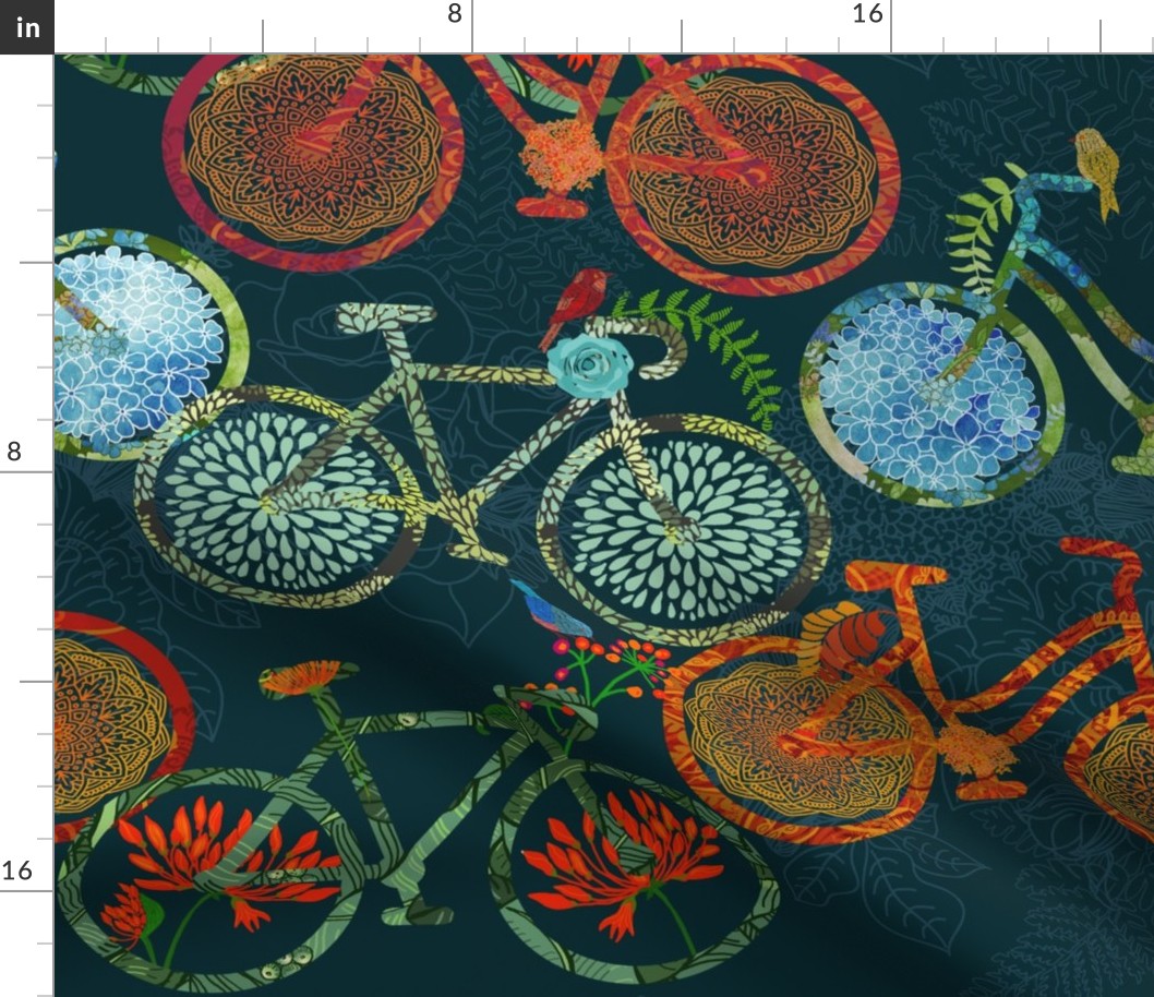 Bicycle Blooms & Birds