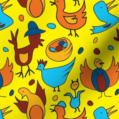 Crazy Birds - Yellow