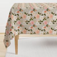 Vintage Pastel Floral