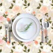 Vintage Pastel Floral