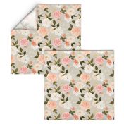 Vintage Pastel Floral