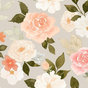 Vintage Pastel Floral