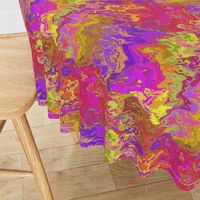 Painted Organic Swirls, Multi Colors