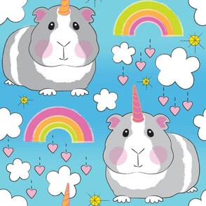 jumbo unicorn guinea pigs and rainbows