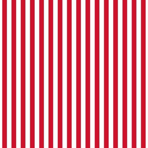 Stripes Vertical Bright Red